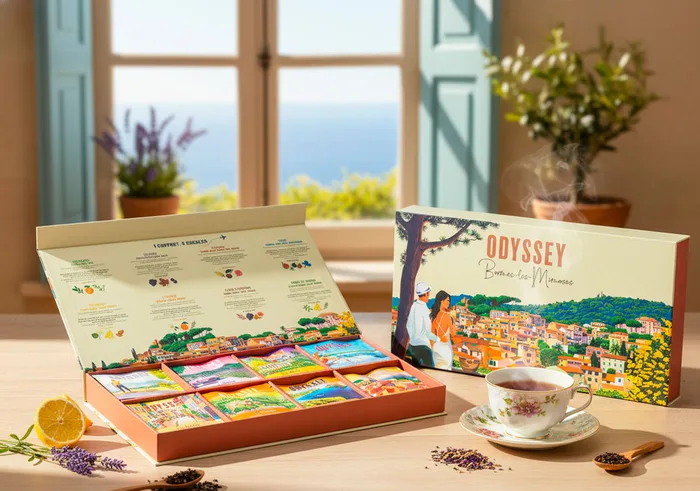 Coffret thé Odyssey Bormes-les-Mimosas